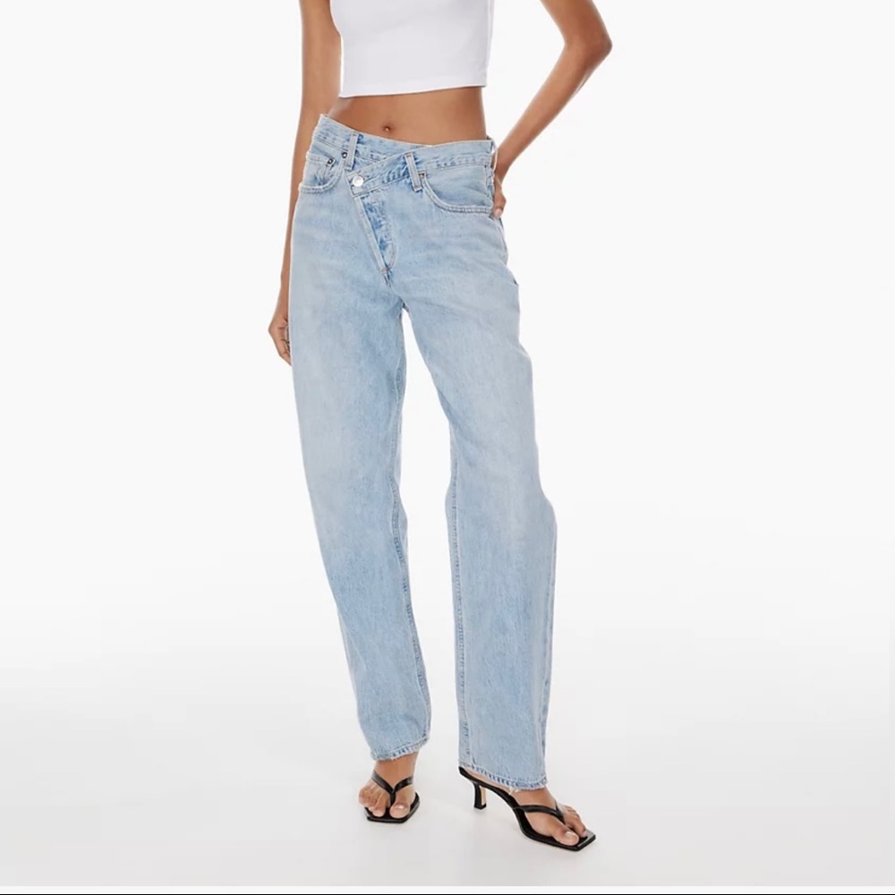 Agolde criss cross jean - suburbia